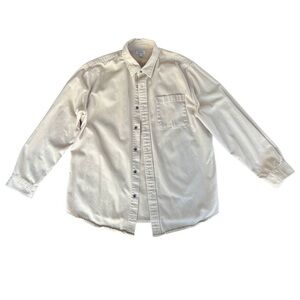 Croft & Barrow Off-White Button-Down Shirt